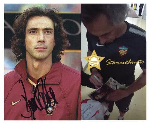 直筆サイン入り写真 パウロ・ソウザ サッカーポルトガル代表 SA鑑定済