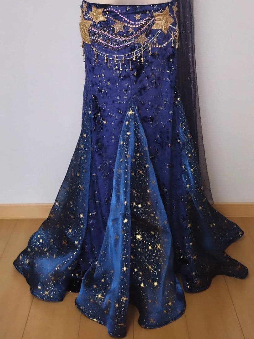 ベリーダンス衣装　ブラスカート小物など5点セット