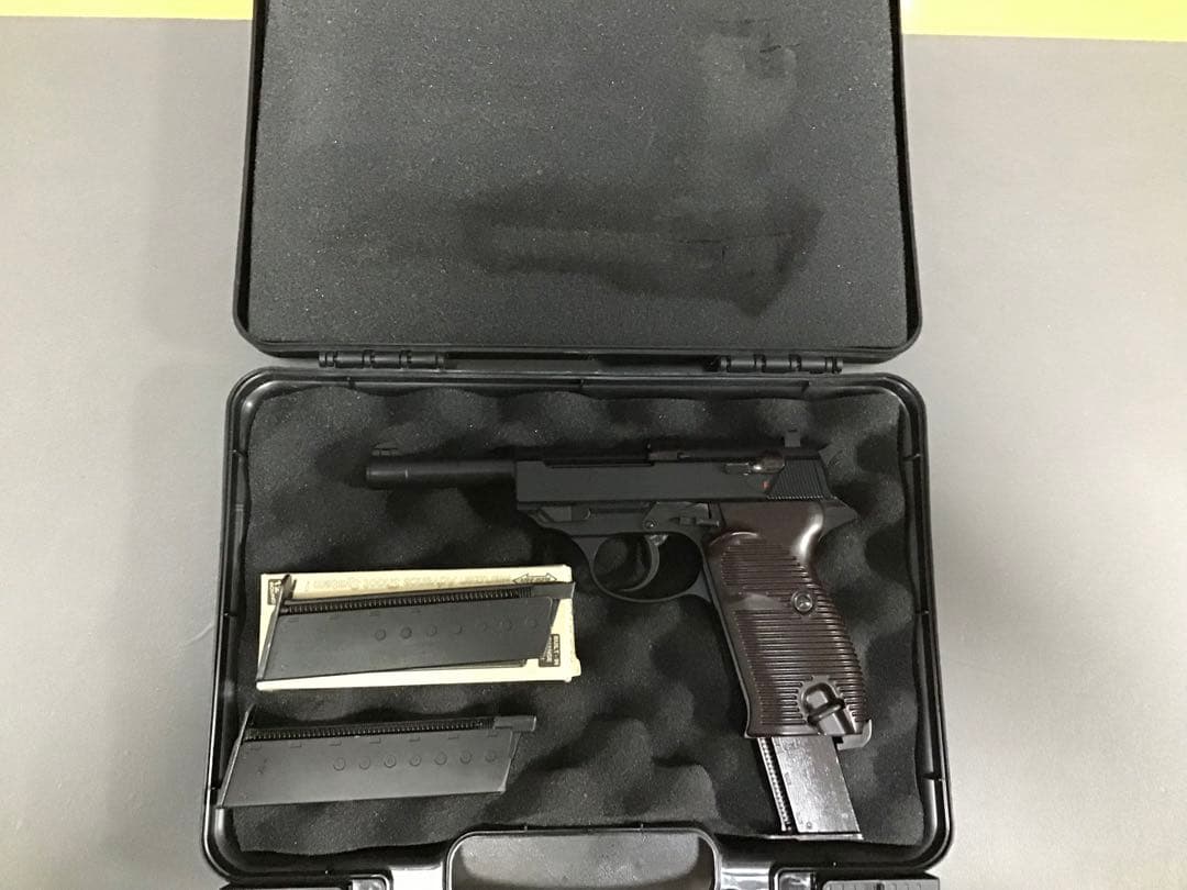 マルゼン P38 ガスガン マガジン3個とハードケース付き