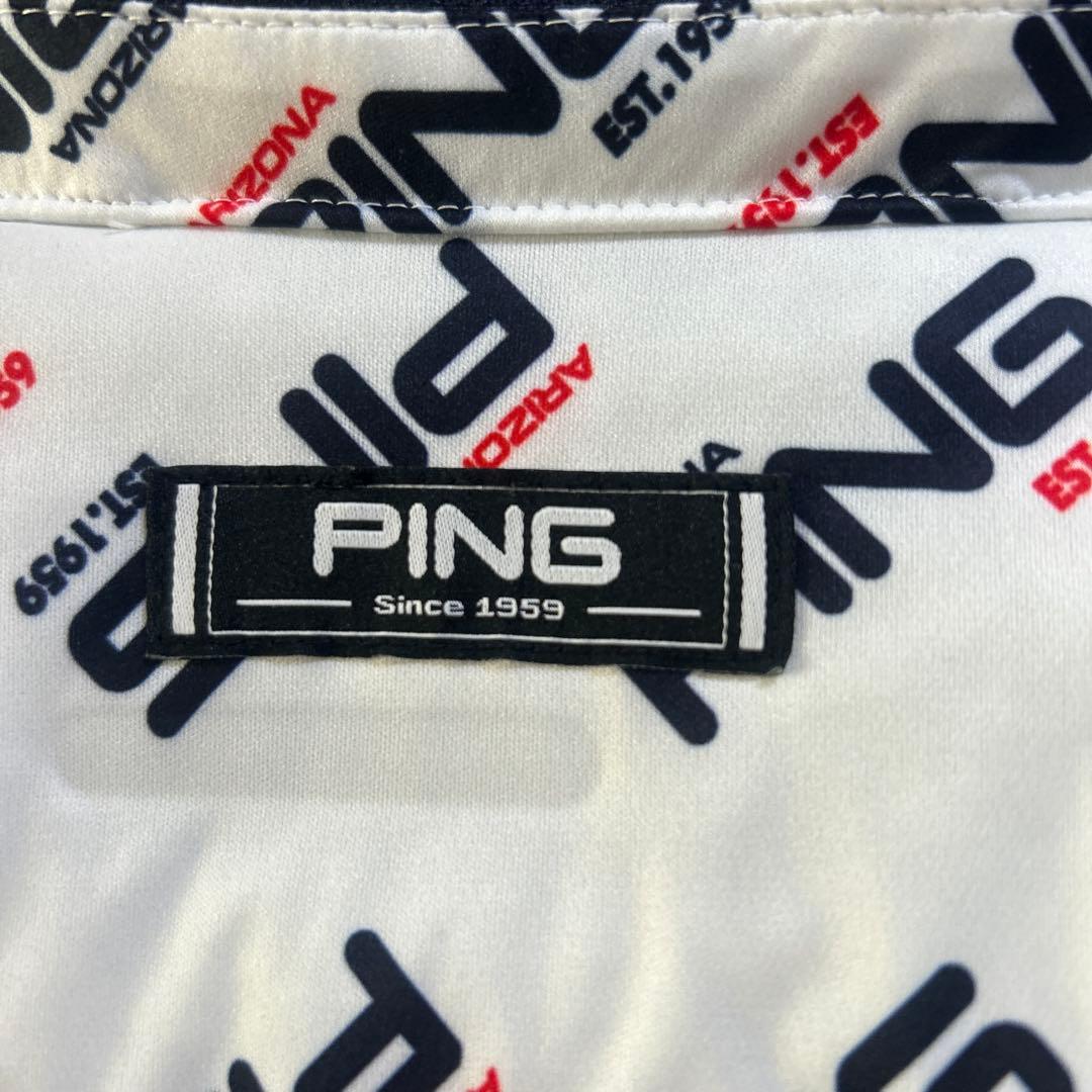 PING ⭐️ロゴプリント ダウンジャケット 定価22000円(税込)