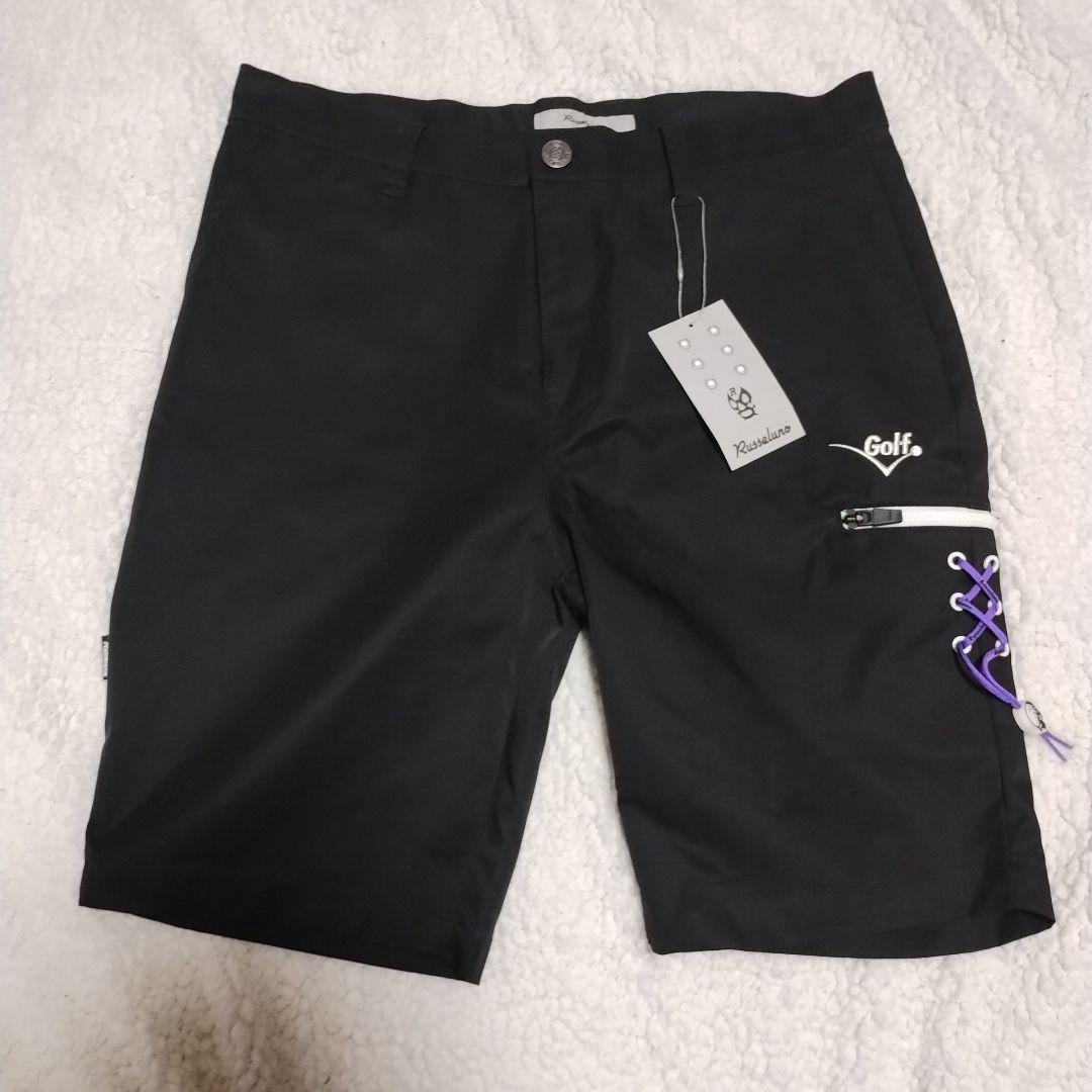 【新品未使用】ラッセルノ　ショートパンツ　ラッセルノゴルフ　黒