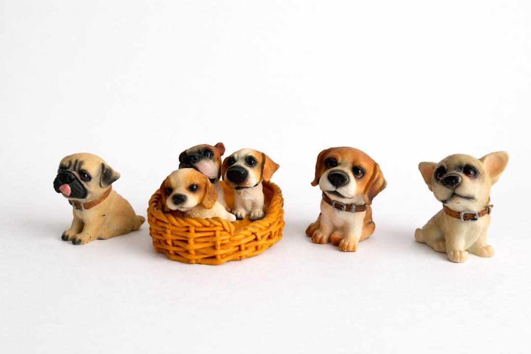 可愛い犬のフィギュア置物 まとめ売り！ インテリア 雑貨 希少品
