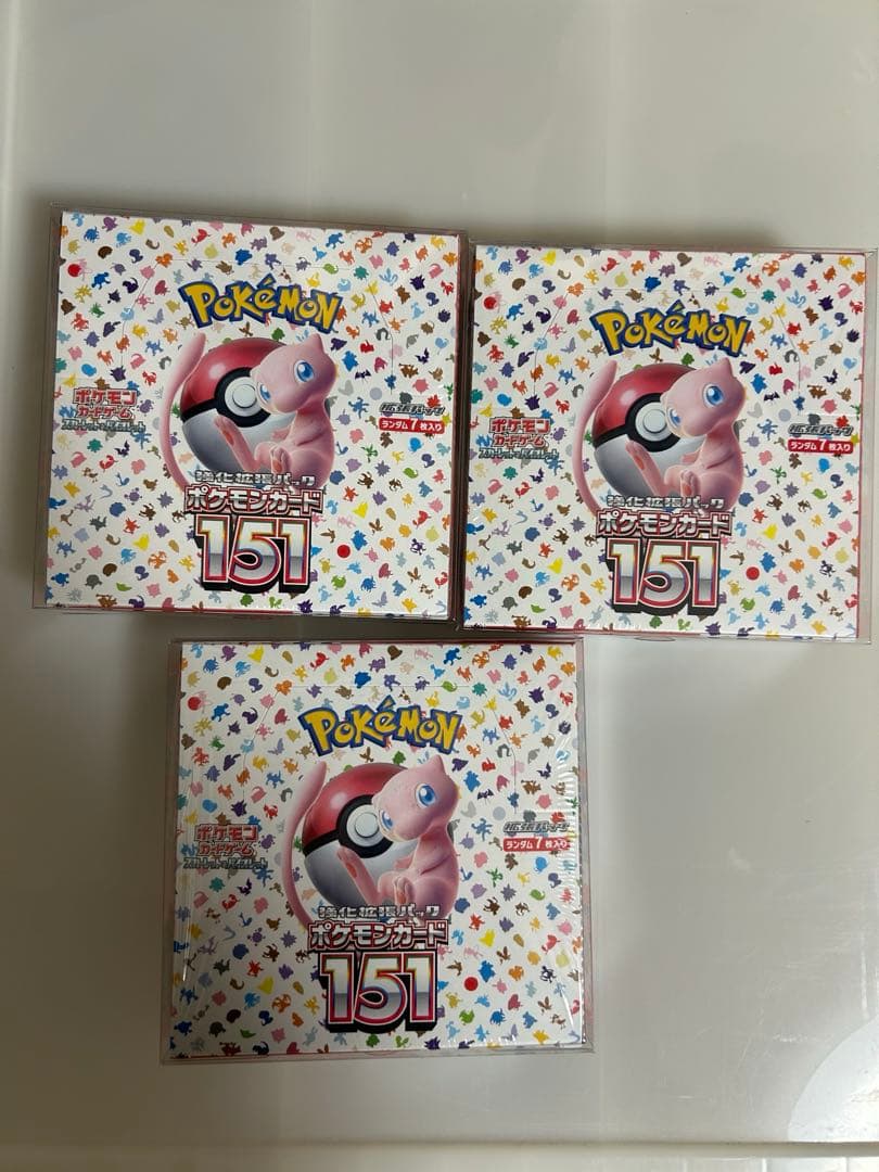 ポケモンカード151 未開封シュリンク付き