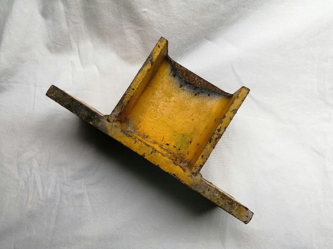 鉄骨の切れ端 アンティーク レトロ インテリア おもり 鉄屑`