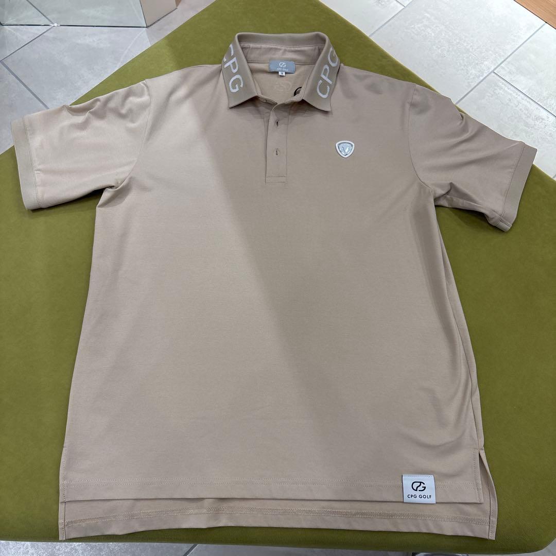 CPG GOLF ベージュ ポロシャツ
