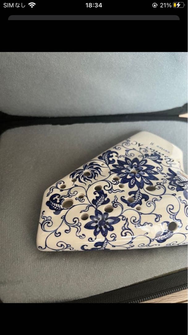 【1月29日まで】定価15万！オオサワトリプルオカリナ　TA　磁器　アルトC管