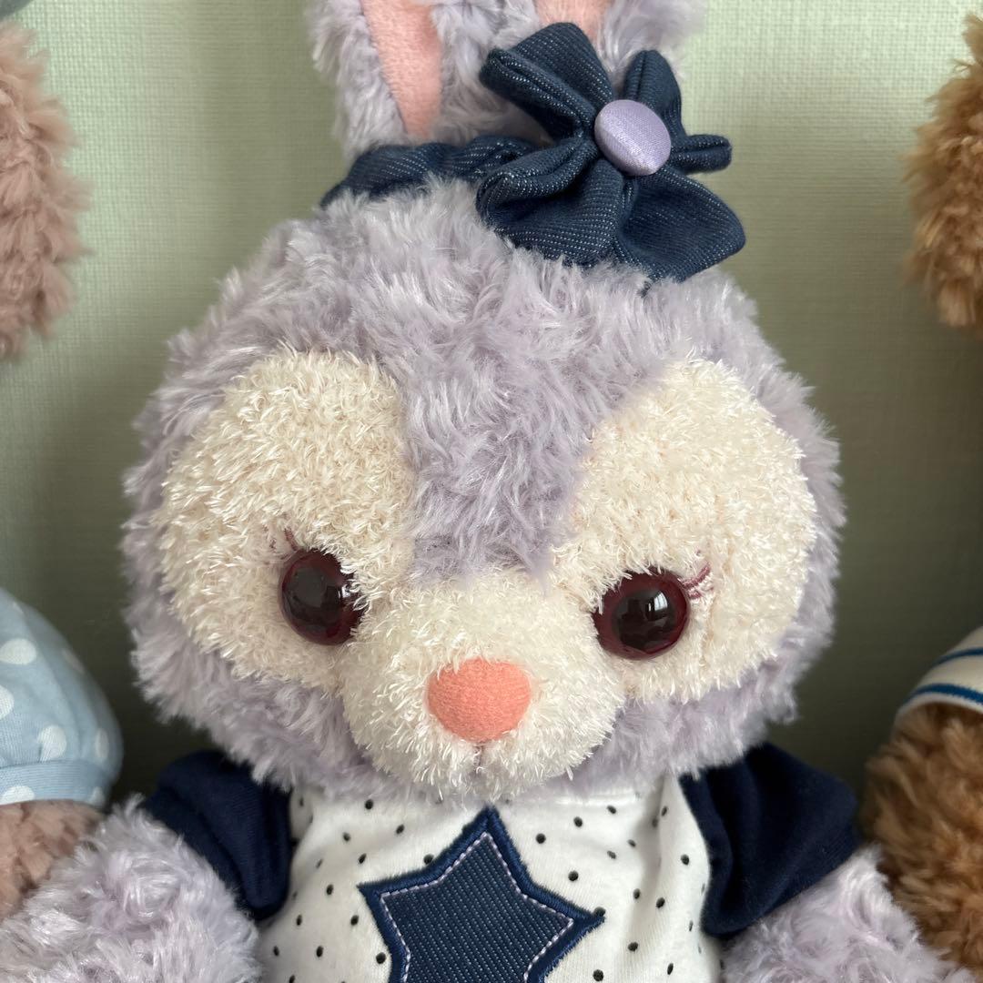 ディズニーシー ダッフィー&フレンズ ぬいぐるみ S デニムコスチューム付き