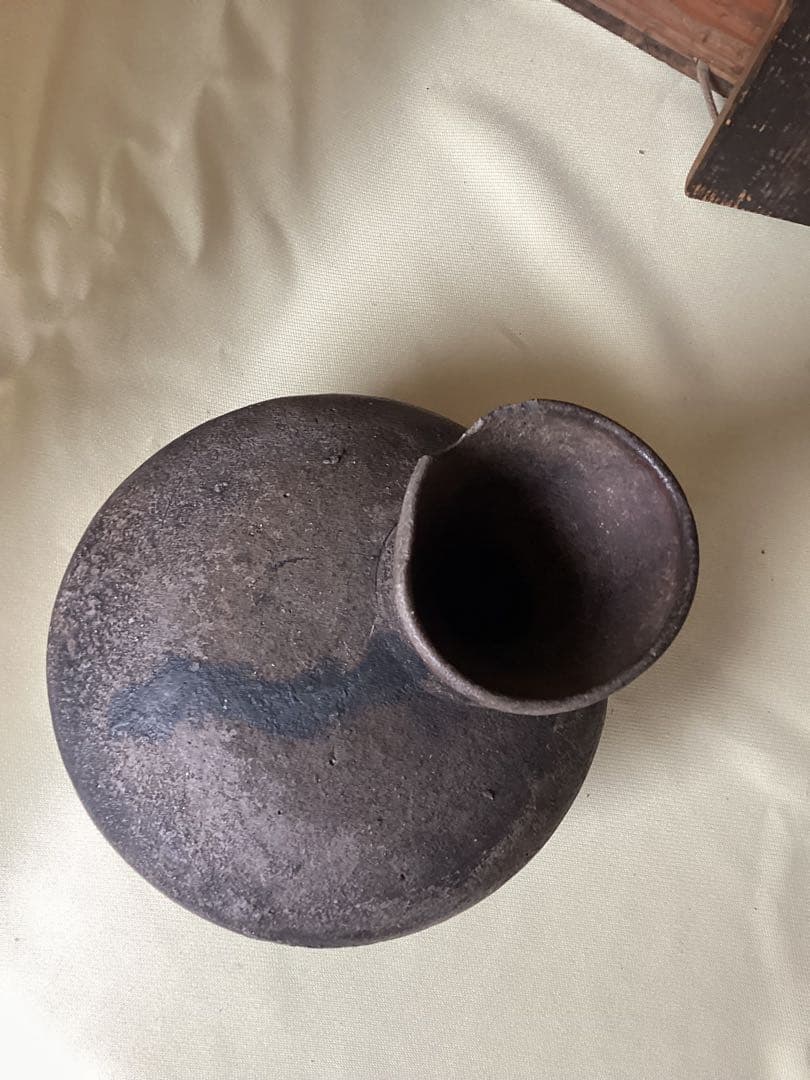 須恵器土器　コレクター商品　鴨形須恵器
