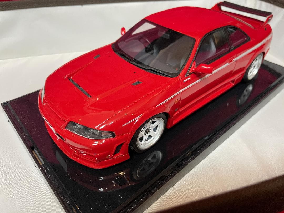 希少★訳アリ美品 京商　日産 ニスモ400R　1/18 ミニカー