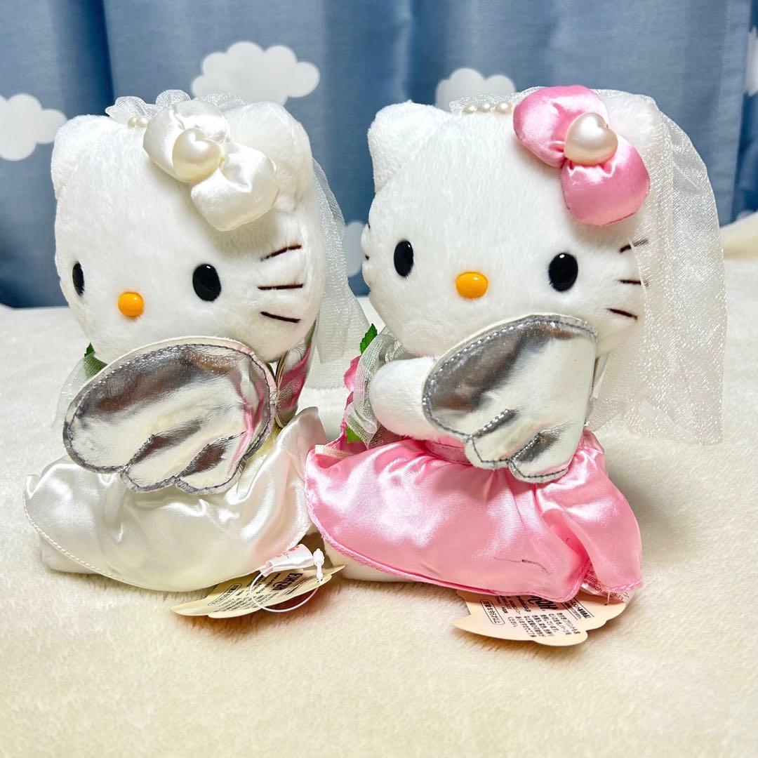 ハローキティ　キティ　エンジェルキティ　ぬいぐるみ　景品　2004 サンリオ