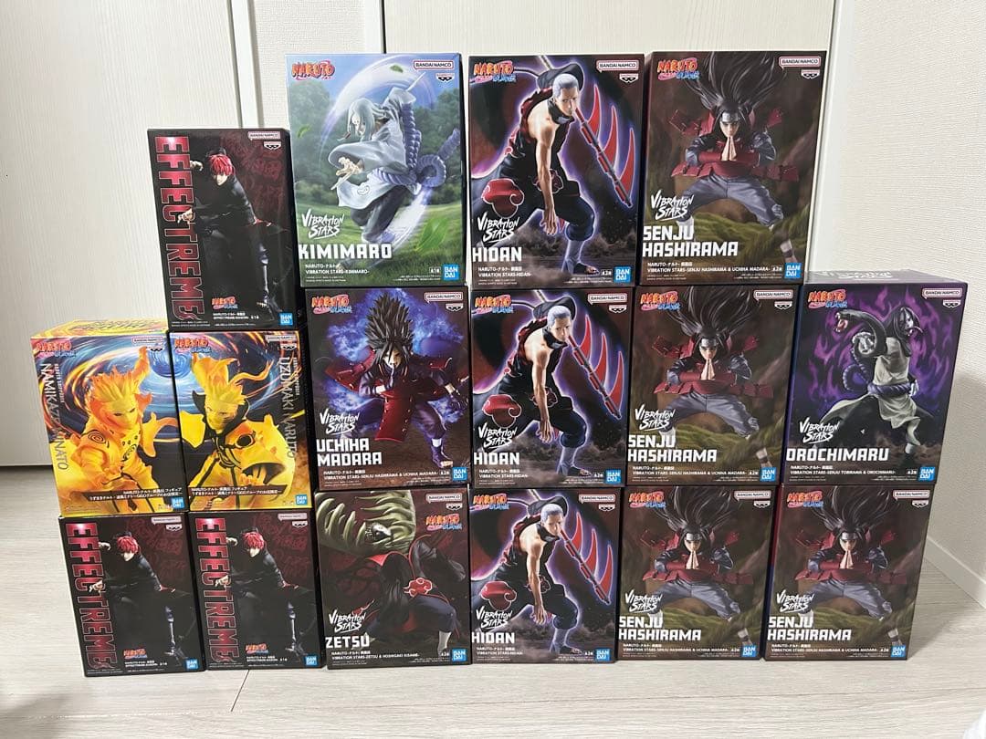 ナルトフィギュアまとめ売り16点セットまとめ売り　暁