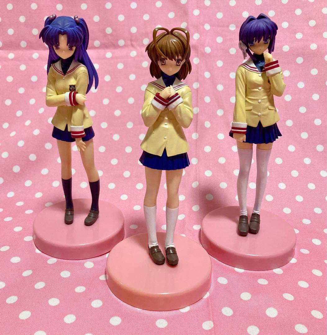 clannad　コレクションフィギュア　古河渚　一ノ瀬ことみ　藤林椋　3種セット