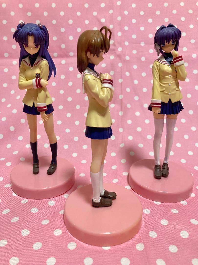 clannad　コレクションフィギュア　古河渚　一ノ瀬ことみ　藤林椋　3種セット