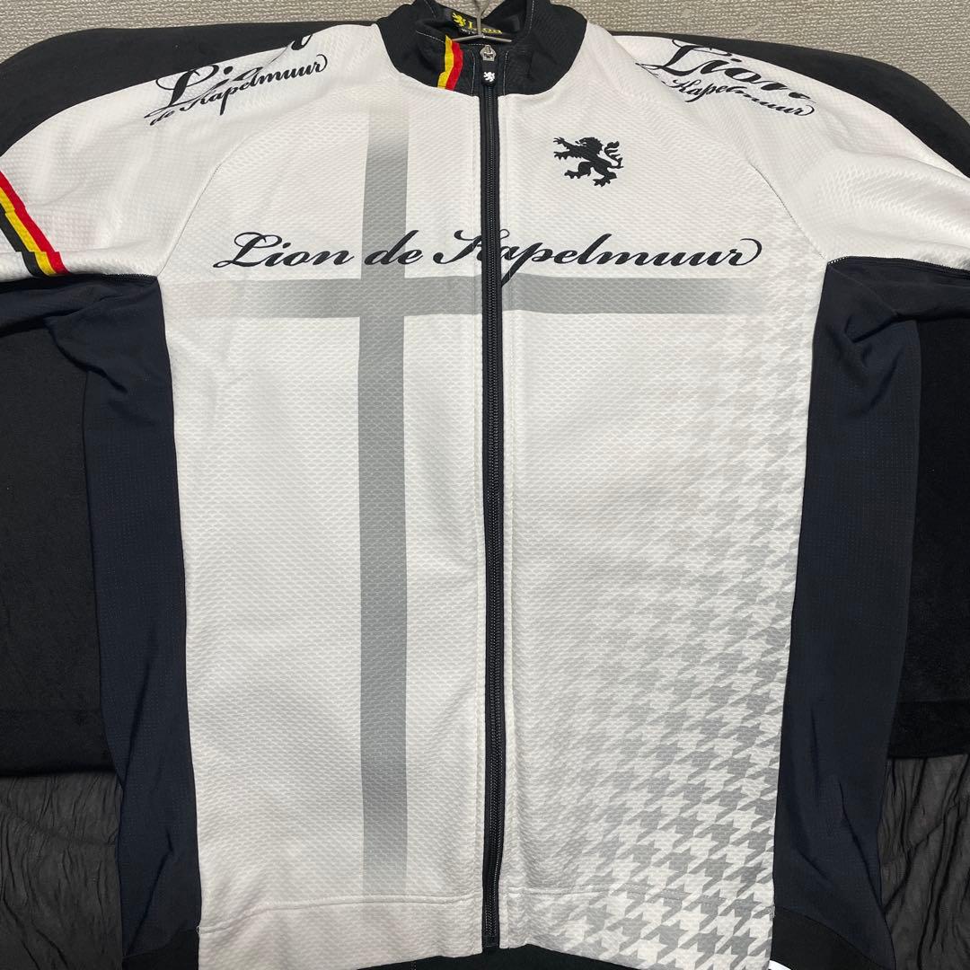 定価20000円ほど カペルミュール 冬 上着 長袖 白 千鳥 ロードバイク