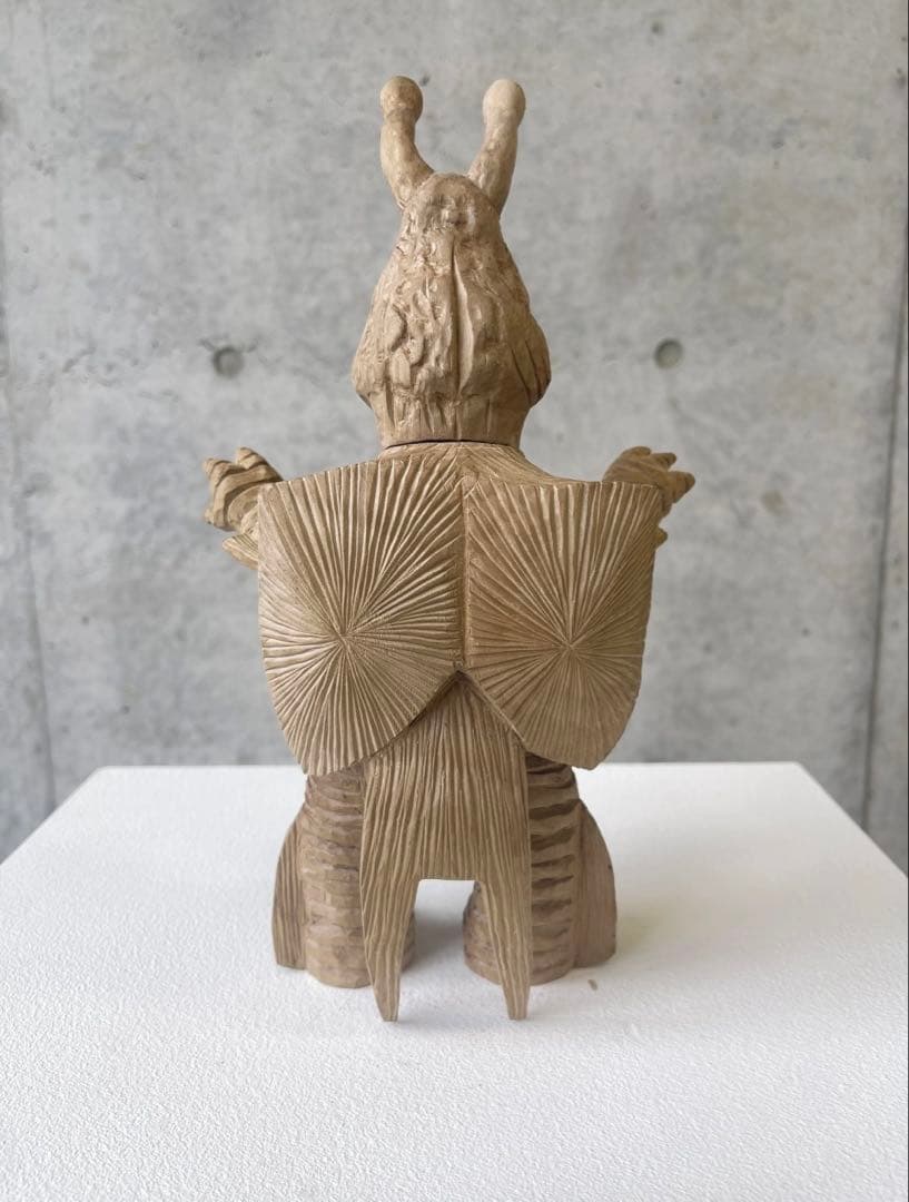 木彫　ガンダー ブルマァク マルサン ソフビ造形