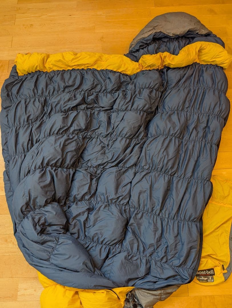 モンベル ダウンハガー #2 シュラフ 寝袋 LHジップ