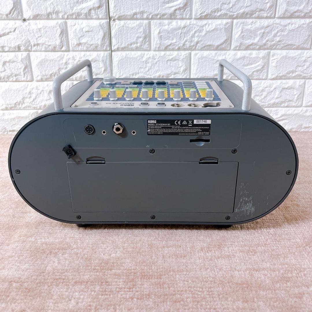 KORG コルグ STAGEMAN 80 ポータブルPAアンプ リズムマシン搭載