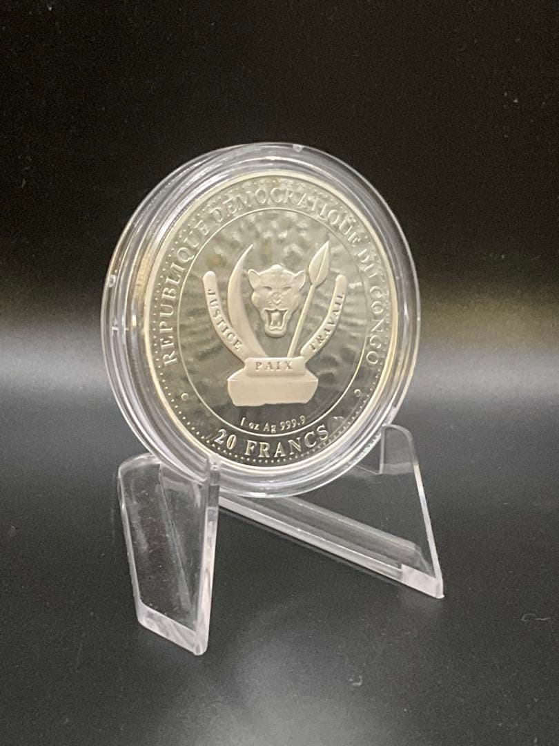 2023年 PREHISTORIC LIFE ステゴサウルス　1オンス銀貨