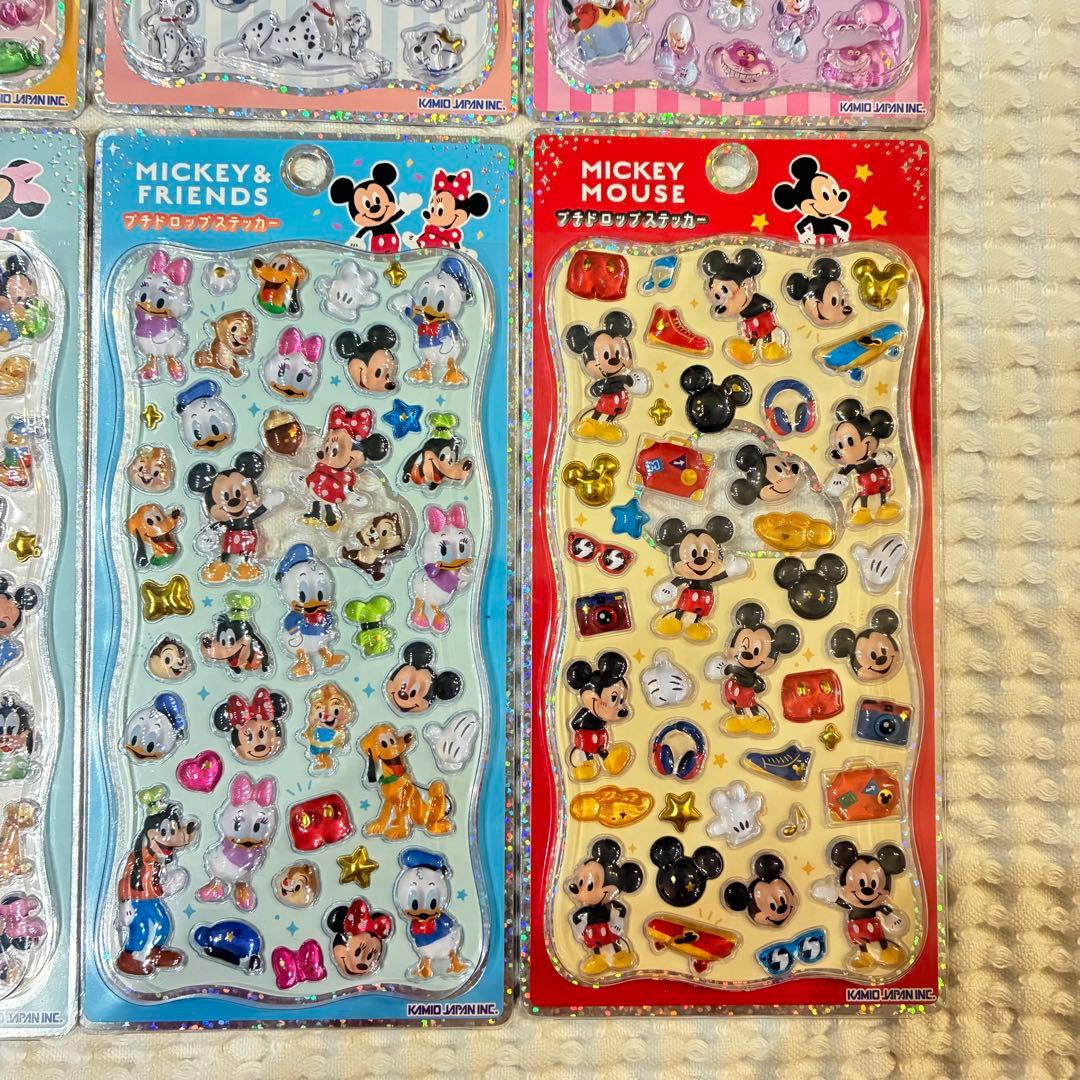 正規品 ディズニー プチドロップシール ピクサー ミッキー ダンボ アリス