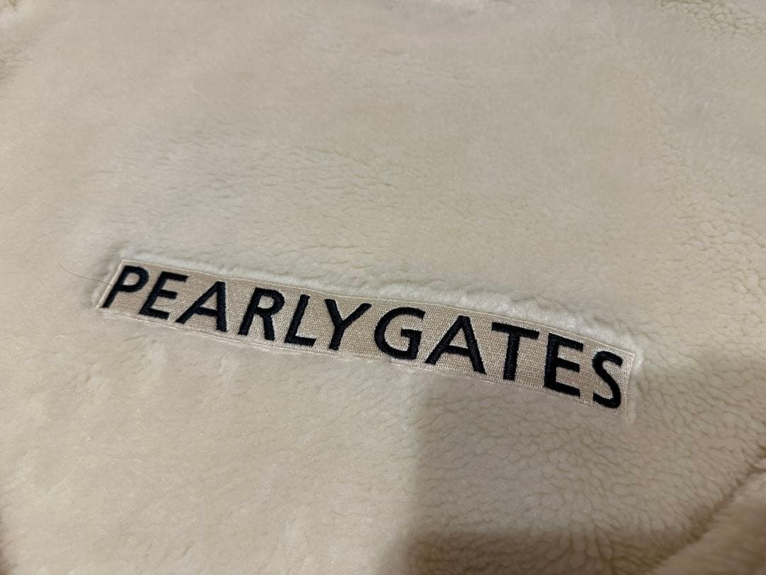 パーリーゲイツ　ボアトップス　もこもこ　新品　ホワイト　サイズ1 最新作