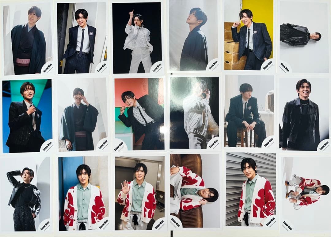 目黒蓮 公式写真 324枚まとめ売り 全てソロ Man