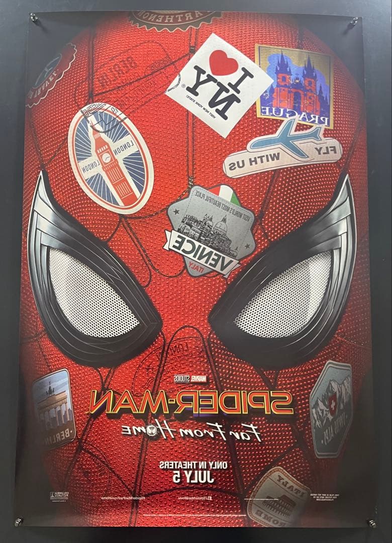 *枚数限定*映画館用両面印刷ポスターUS版:スパイダーマン ファーフロムホーム