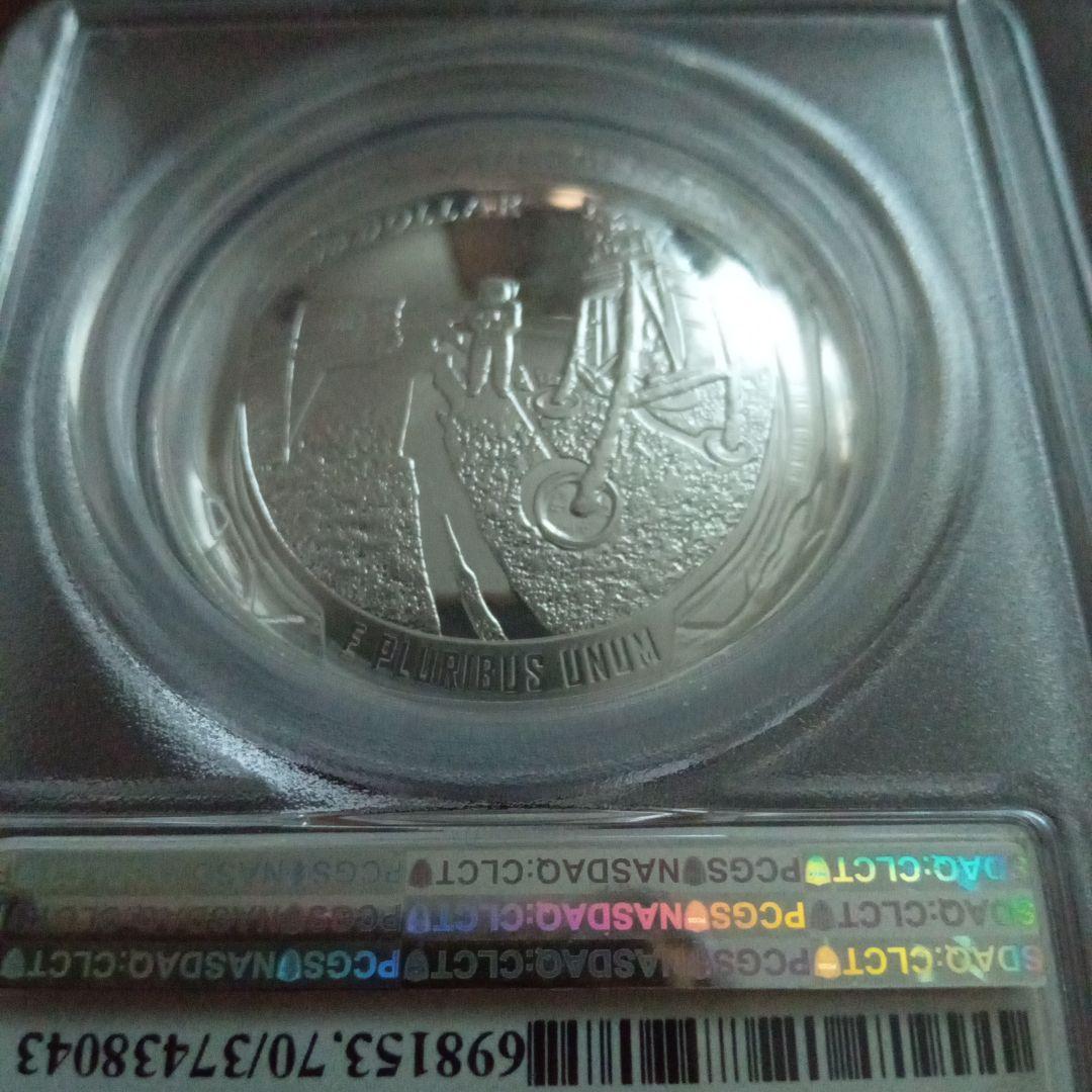 2019年 アポロ11号50周年記念 1ドル 銀貨 