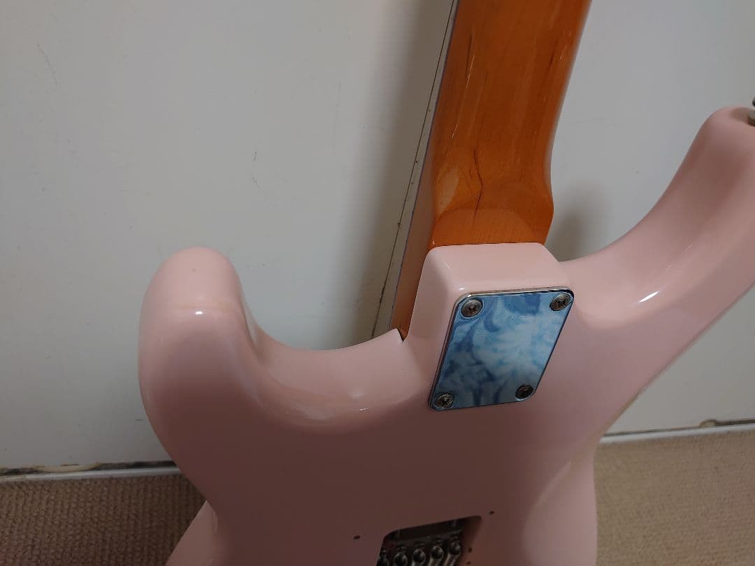 シェルピンクのストラトキャスター（フェンダーメキシコ）