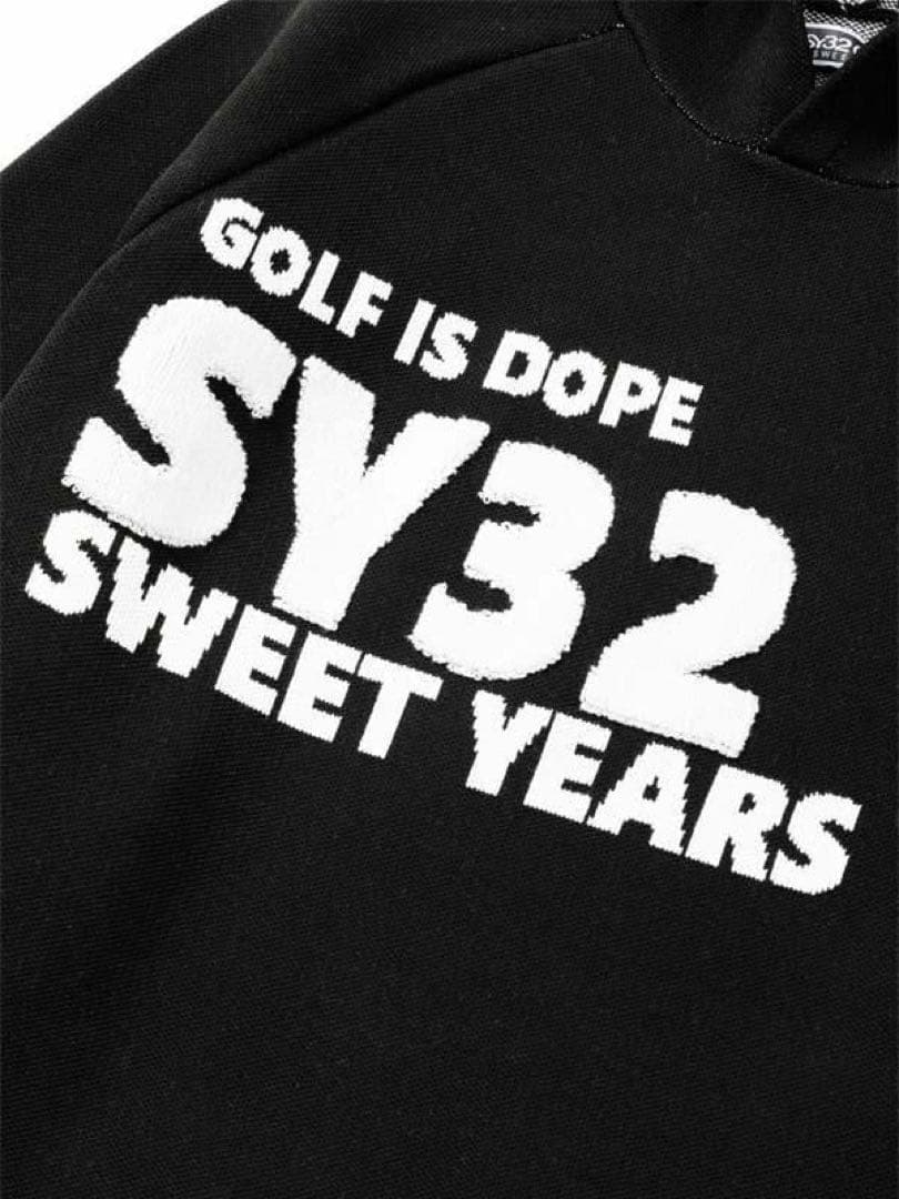 SAGARA SY32 LOGO HOODIE SWEATER ブラック　M