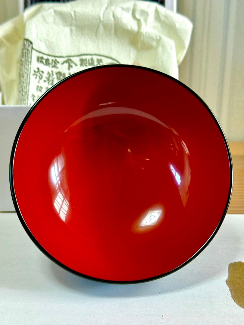 28,000円輪島塗漆器 椀 美術工芸 黒内朱金色の竹の沈金装飾