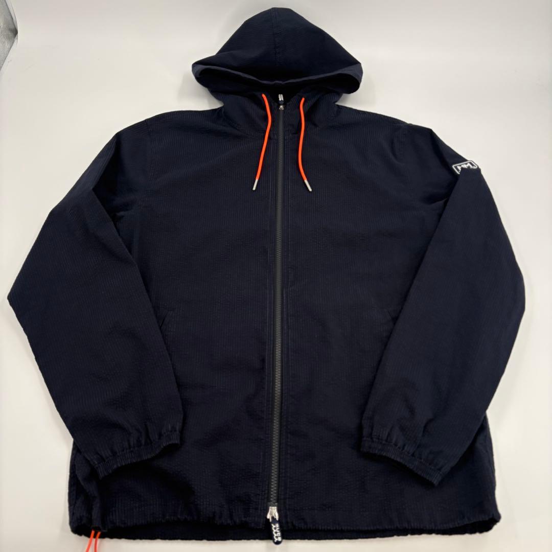 美品muta MARINE ムータマリン ジップパーカー 紺 5 L 859