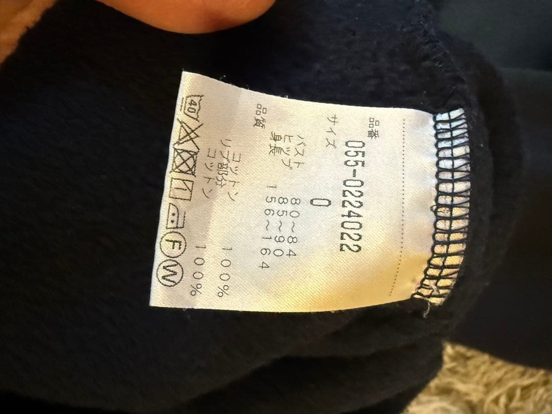 ★PEARLY GATES ★フード付きパーカー ワンピース★サイズ0★