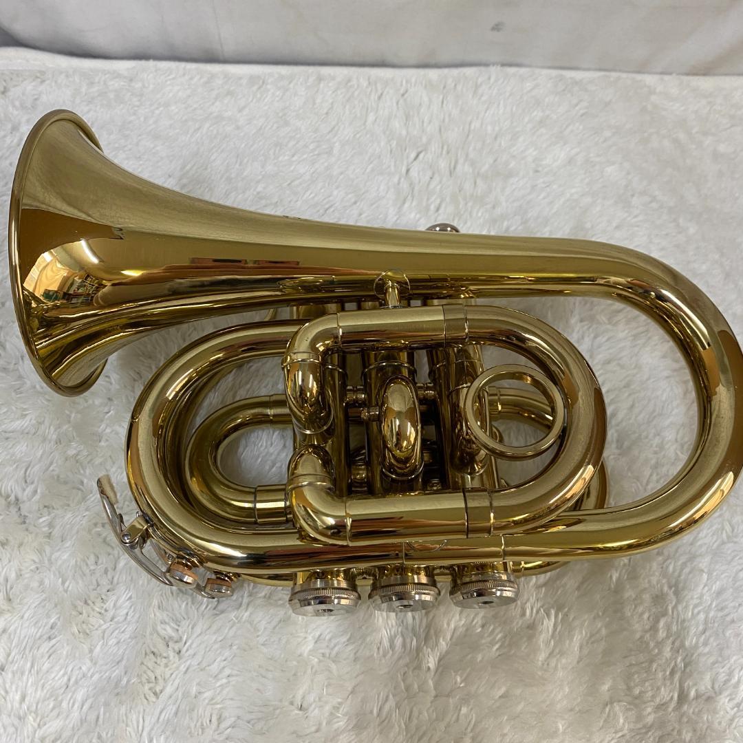 J. Michael ポケット トランペット 本体 ケース付き