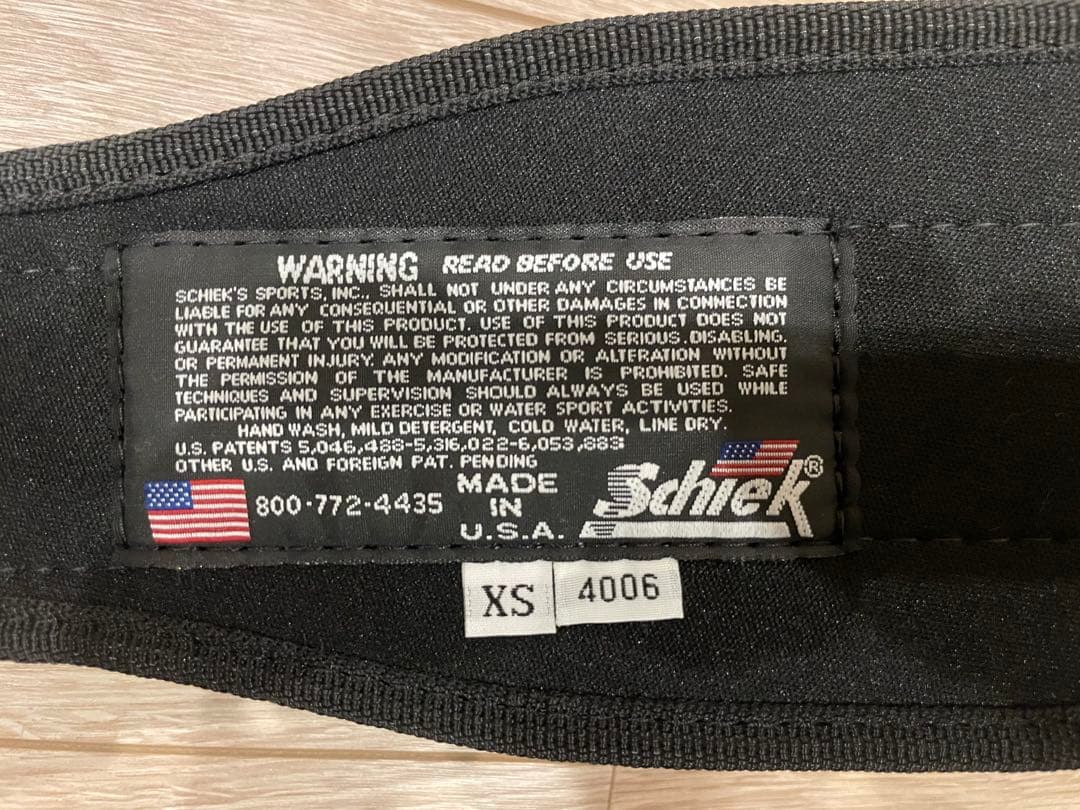 Schiek リフティングベルト XSサイズ ブラック 4006