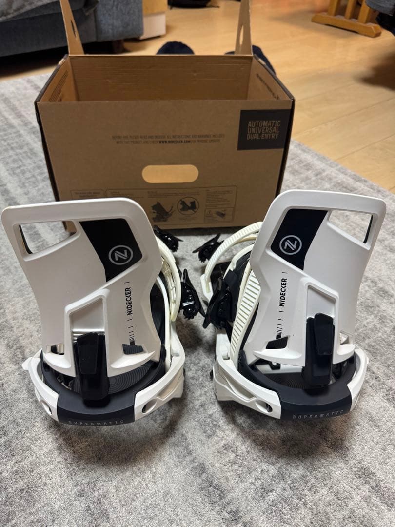 Nidecker Supermatic ビンディング ホワイト Lサイズ