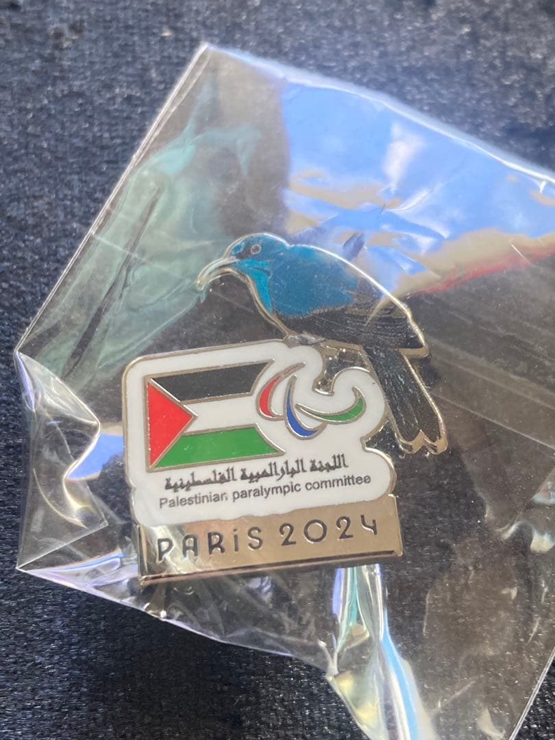 パリパラリンピック 2024 ピンバッチ NOC パレスチナ 鳥