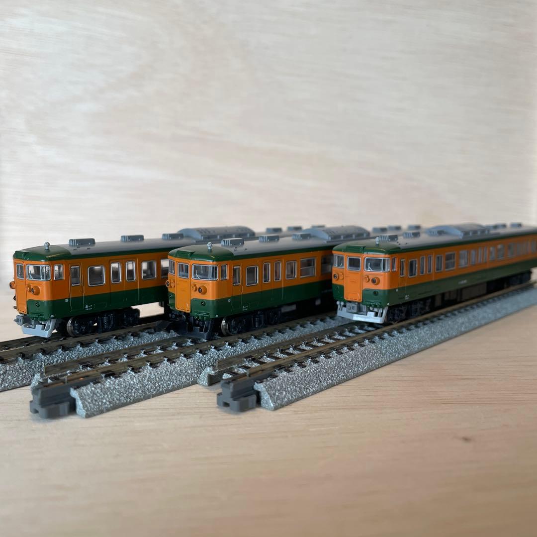 KATO 115系1000番台とクモニ143計8両セット