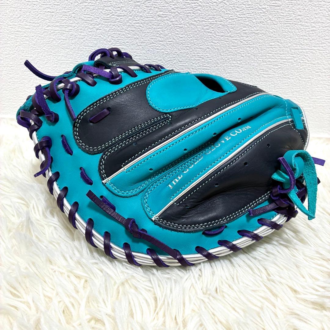 【超美品】Rawlings ハイパーテック 軟式 キャッチャーミット 希少カラー