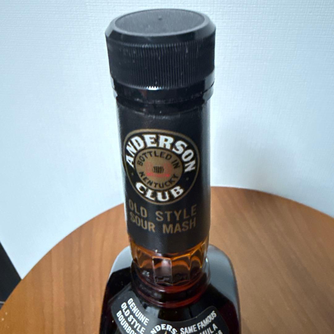 【未開栓・希少】アンダーソンクラブ 15年 バーボン ウイスキー 箱付 古酒