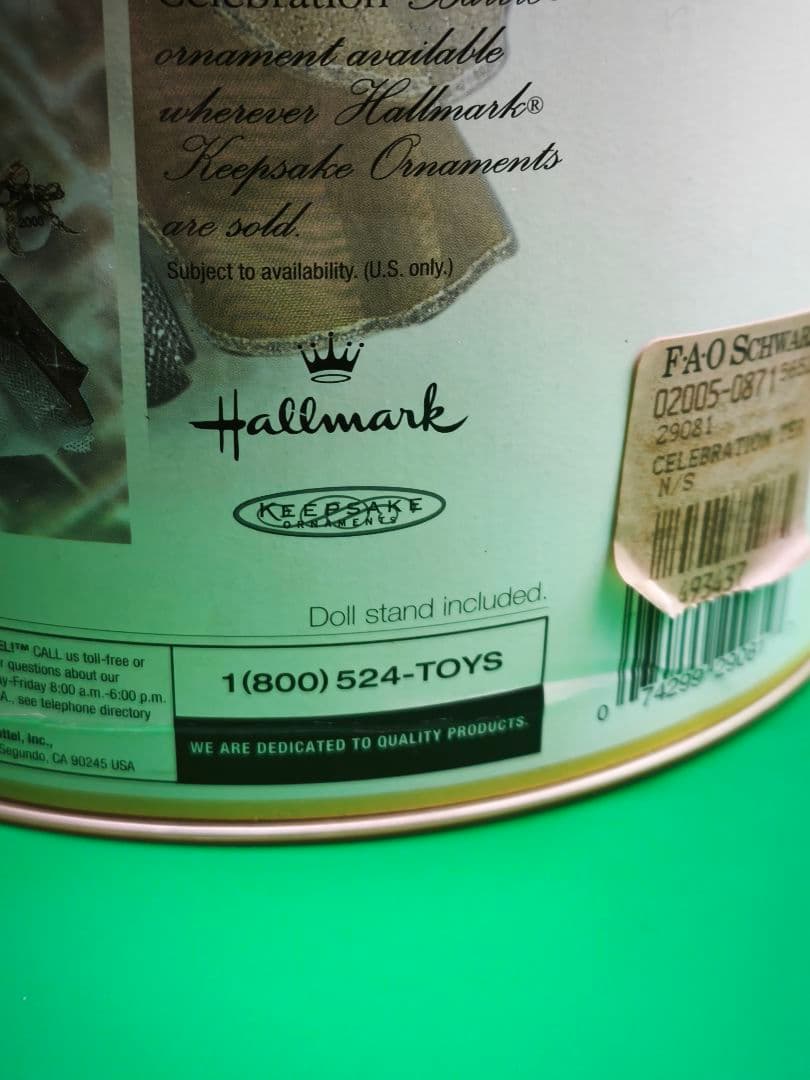 2000年 セレブレーション テレサ バービー 未開封 FAOステッカー付