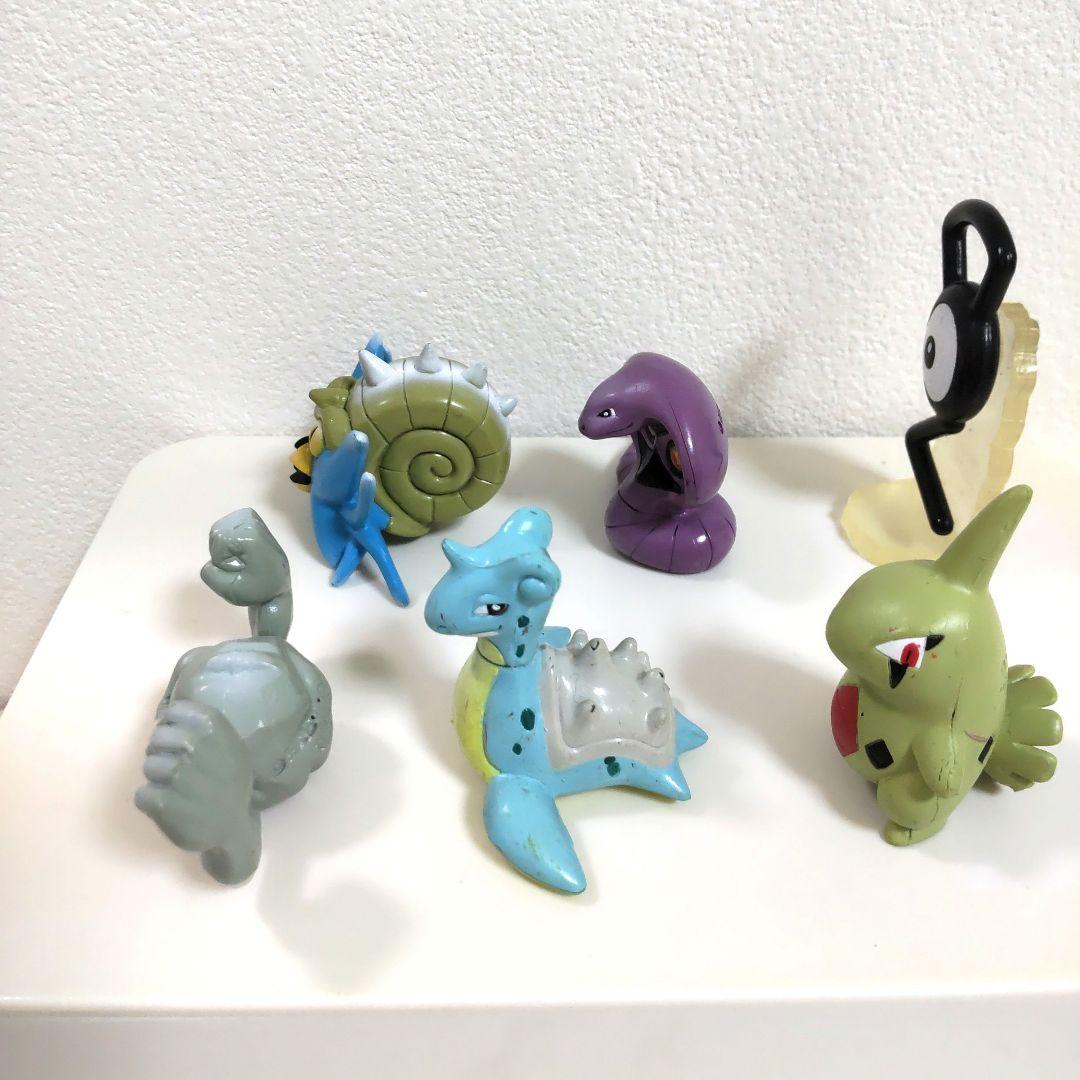 【当時物☆】中古品 ポケモン モンコレ 赤緑青金銀 ６体