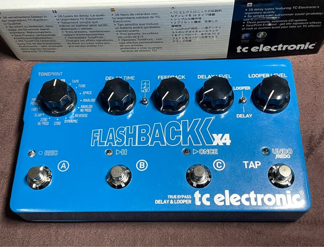 tc electronic FLASHBACK X4 ディレイ ルーパー 極美品