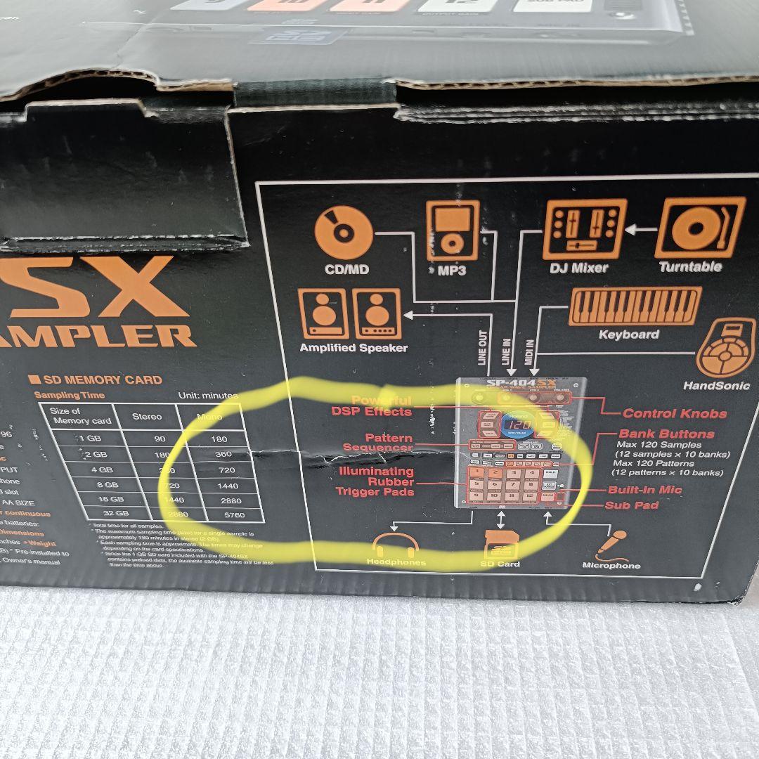 ROLAND ローランド SP-404SX サンプラー 【新品未使用同等品】美品