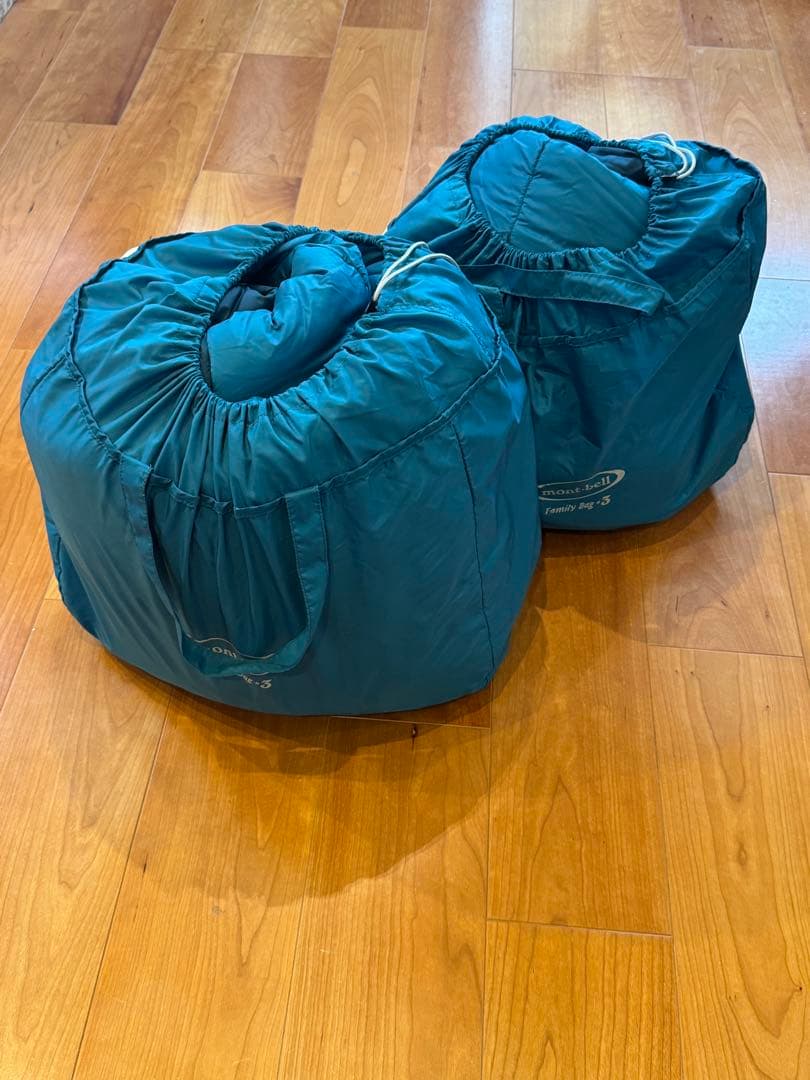 なつ　モンベル　Coleman 寝袋 春夏4人分
