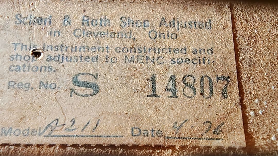 バイオリン本体　4/3　1976年　西ドイツ