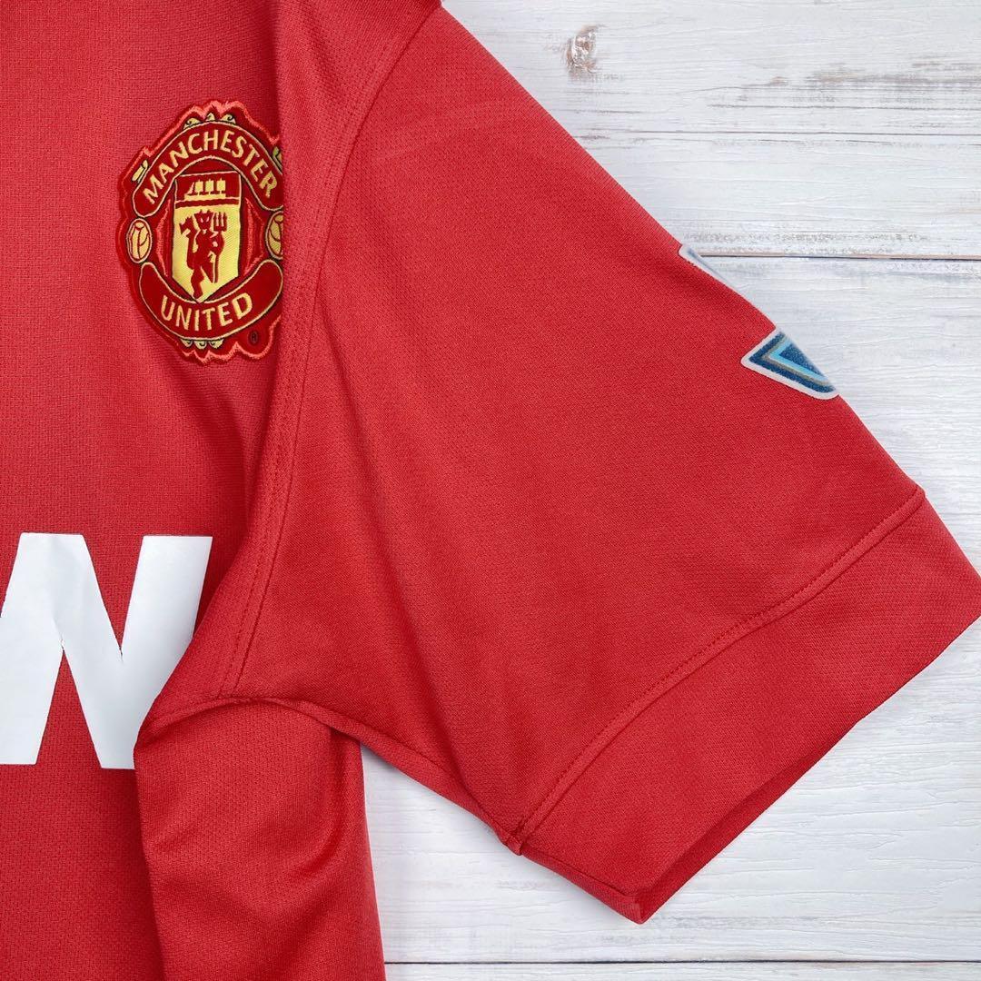 【NIKE】半袖ポロシャツ☆ユニフォーム☆赤☆刺繍☆マンチェスターユナイテッド