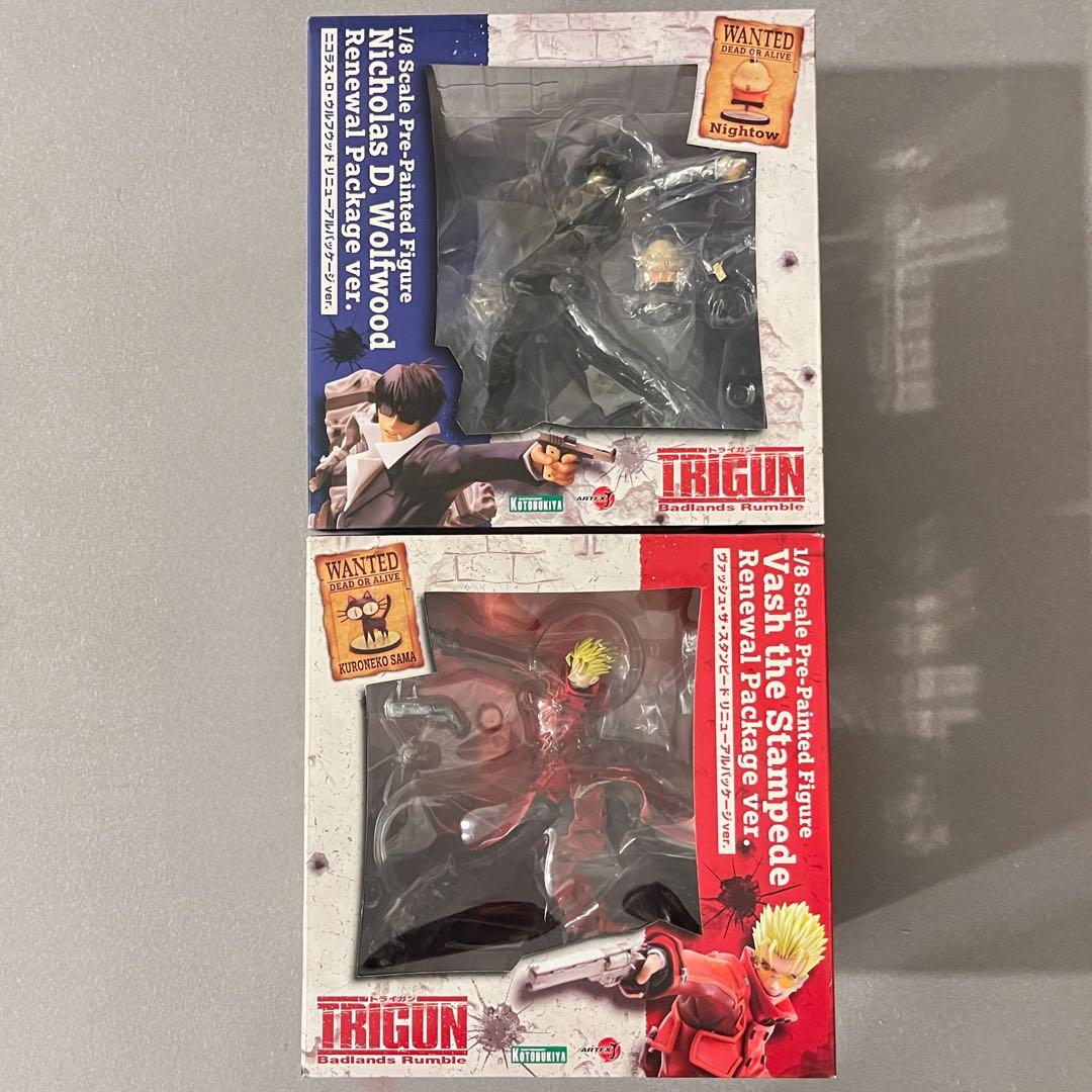 【ニョン】トライガン　フィギュア　ヴァッシュ￼2体セット　コトブキヤ未開封