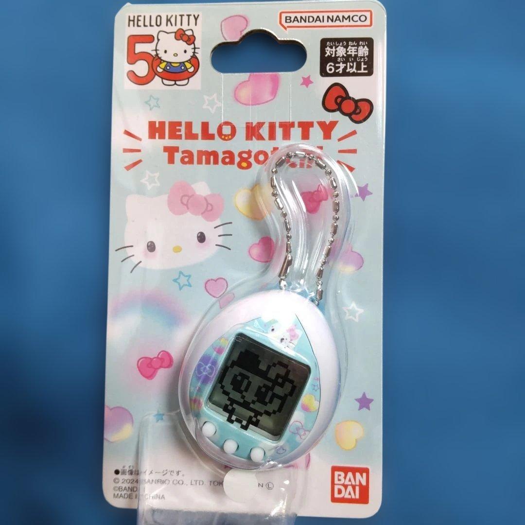 ハローキティたまごっち　50周年コラボ　BANDAI　レッド&スカイブルーセット