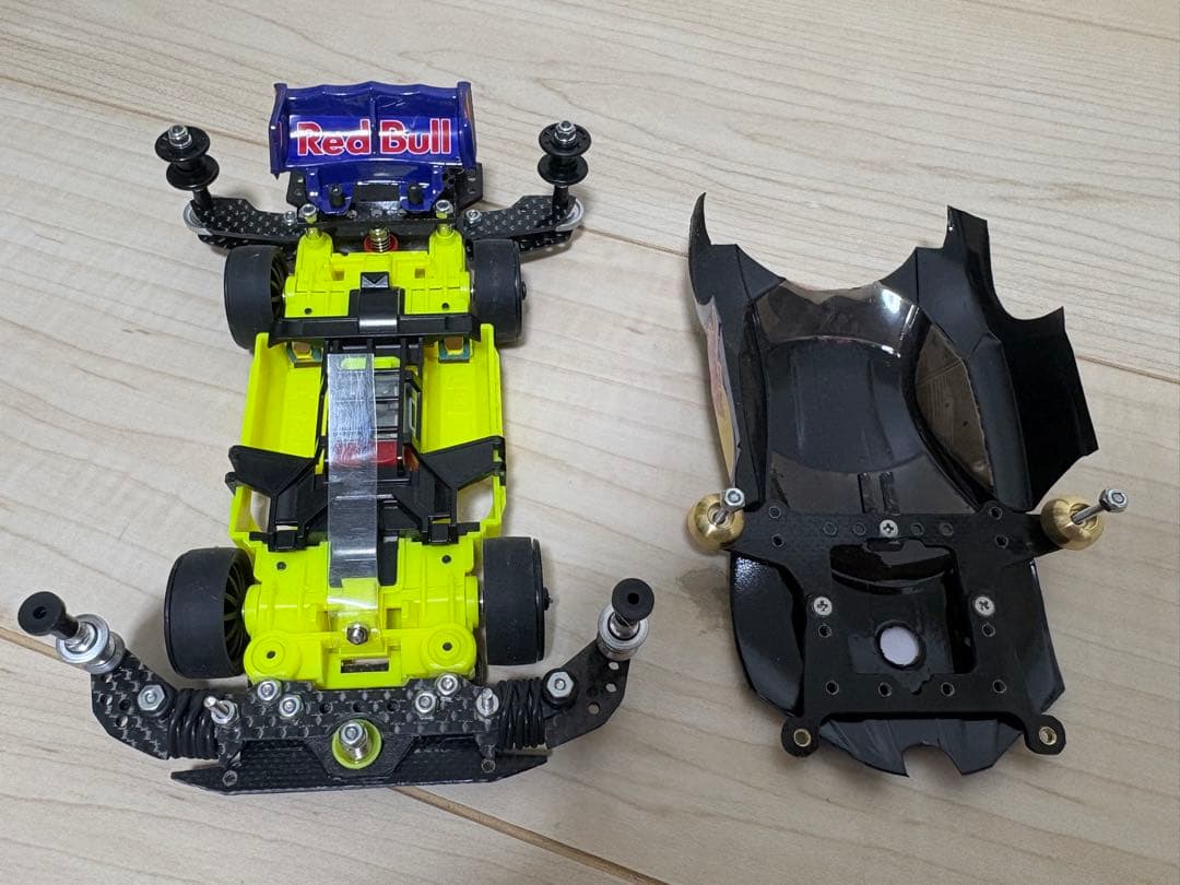 期間限定値下げ‼︎ MS フレキ ライキリ ミニ四駆　完成品　オマケ付き　タミヤ製