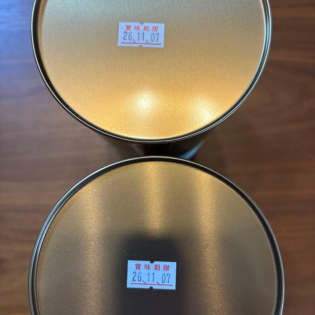 【駒屋】島の娘　焼のり•味のり　5号缶２本セット